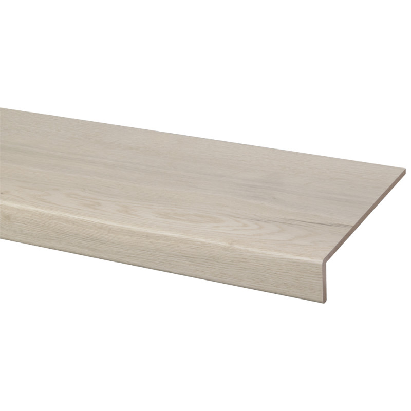 Marche stratifiée Chêne glacier 130 x 38 cm CANDO