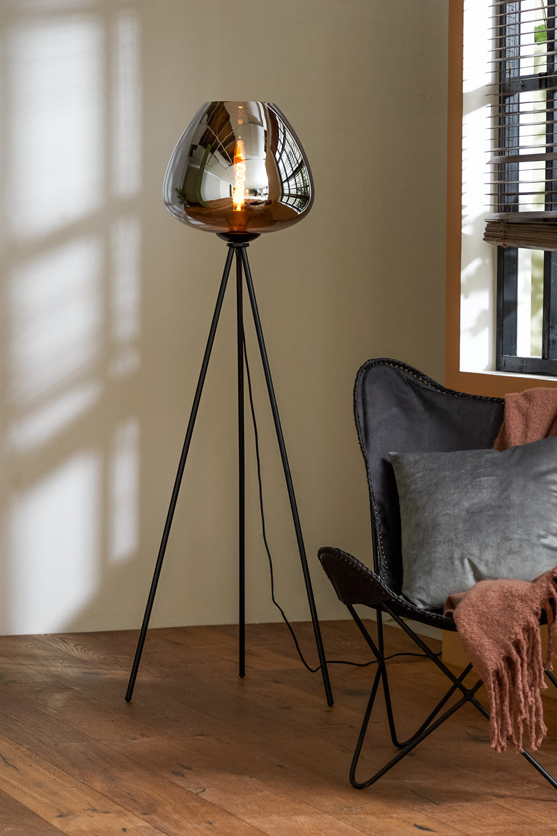 Light & Living - Vloerlamp MAYSON - Ø42x146cm - Grijs