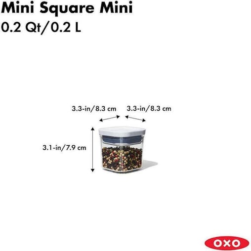 Oxo Good Grips 2.0 Mini Container Set 4 Piece Air Tight Pop 4Pc