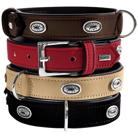 Halsband, Gr. S-M, rot/schwarz