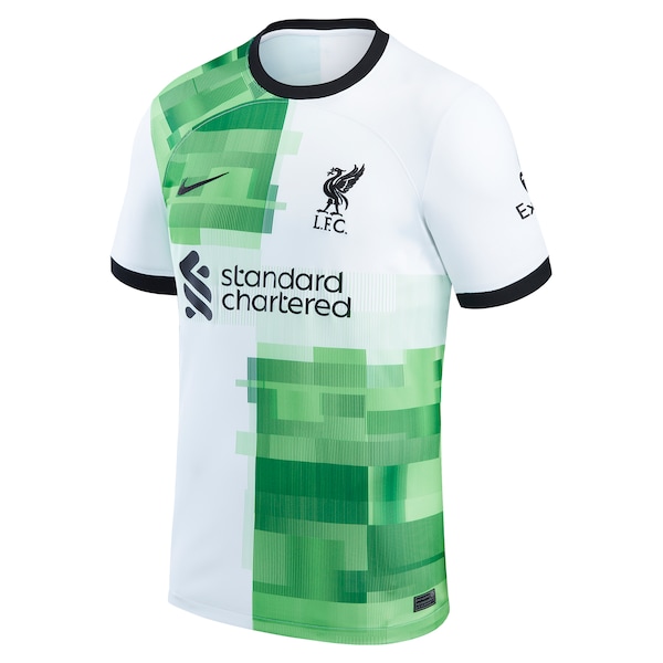 Liverpool Nike 2023/24 Away Replica Custom Jersey - White