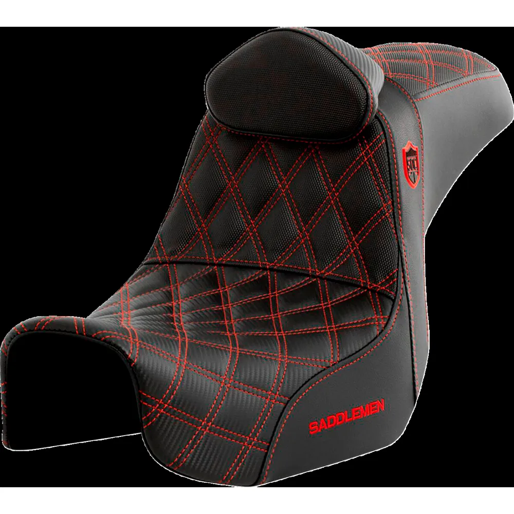Saddlemen Pro Series SDC Performance Harley Davidson FLD 1690 12-13/FLD 1690 ABS 12-16 SC80604REDRT motorcycle seat