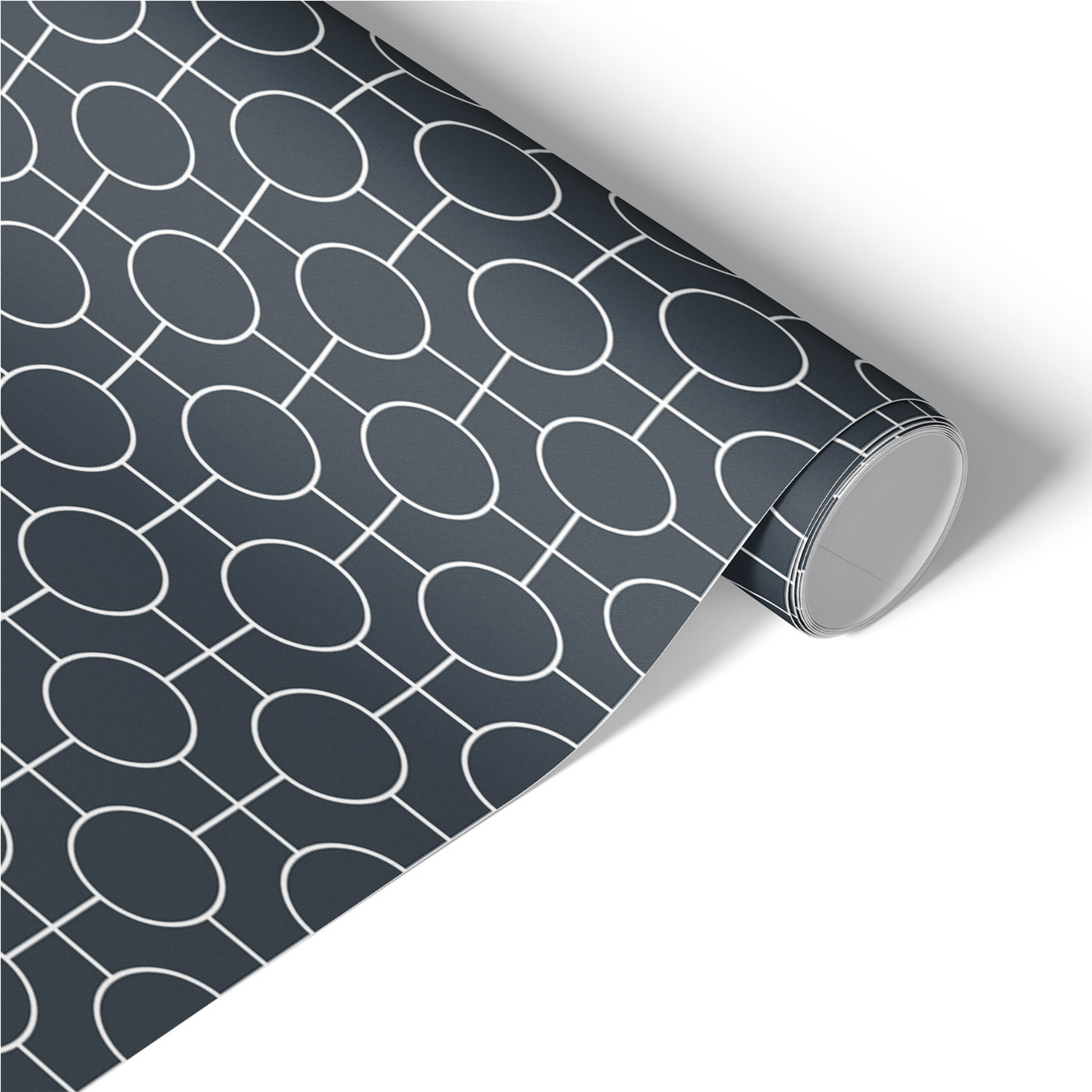 Folia meblowa Symetryczne koła 50x100 Okleina samoprzylepna Modern