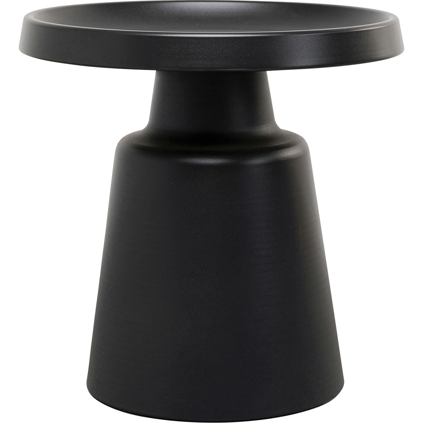 Kare Design Bijzettafel Lima Ø50cm zwart