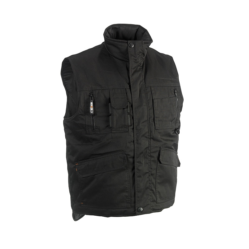Gilet sans manche Donar noir L HEROCK