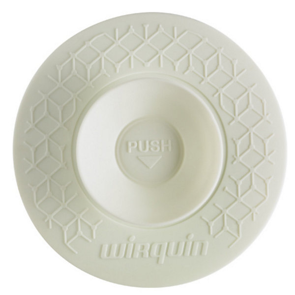 Bouchon universel Wirquin Uppy 2 en 1 ø110 mm blanc