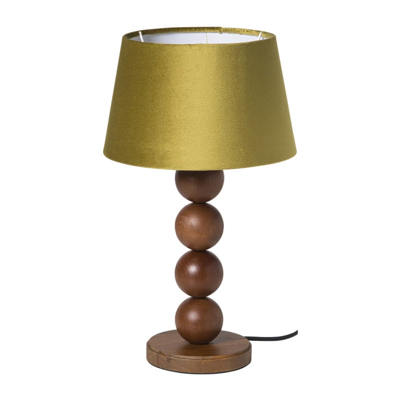 Lampvoet bollen - bruin - &Oslash;13x31.5 cm