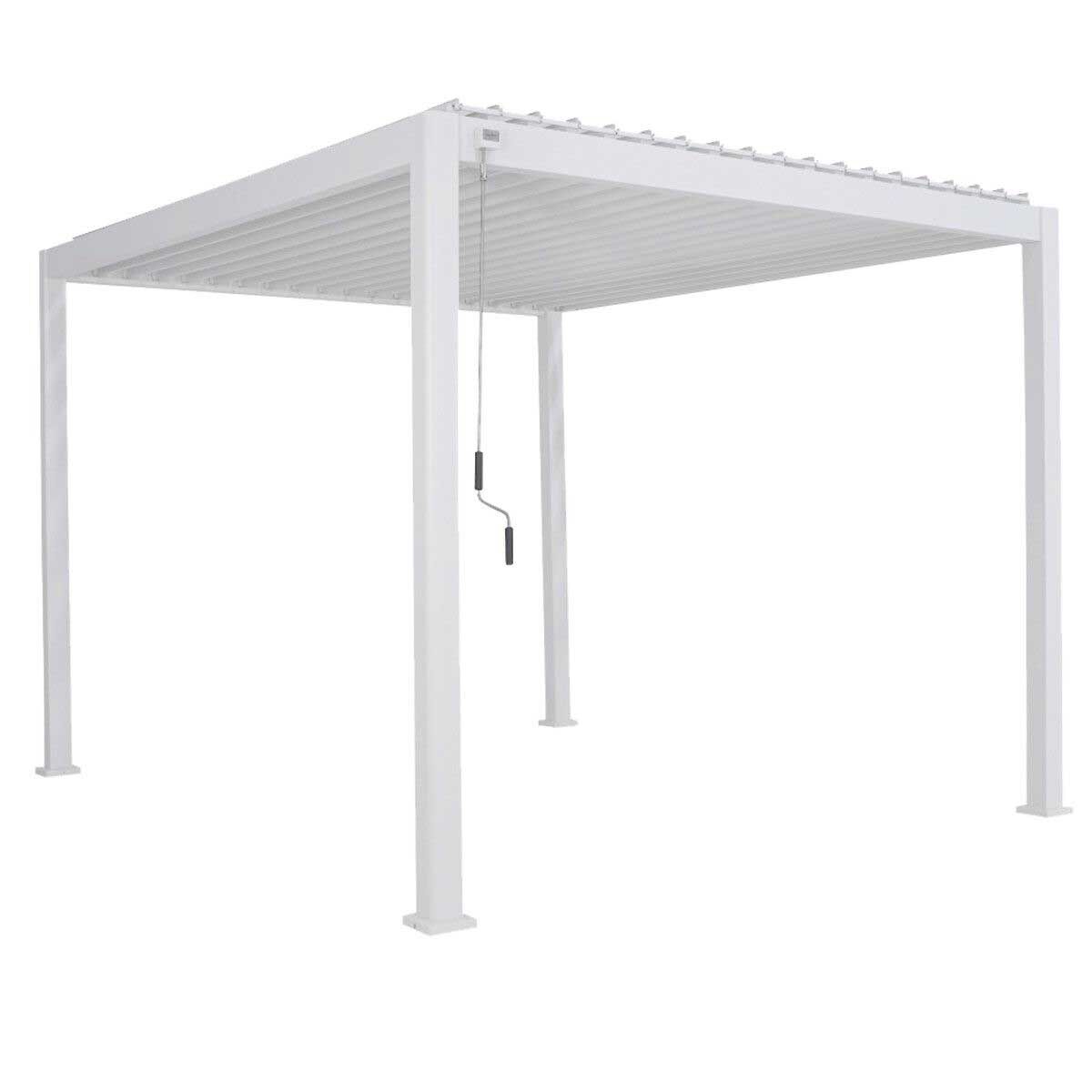 Pérgola ÉVORA branca 3,6x3,6m