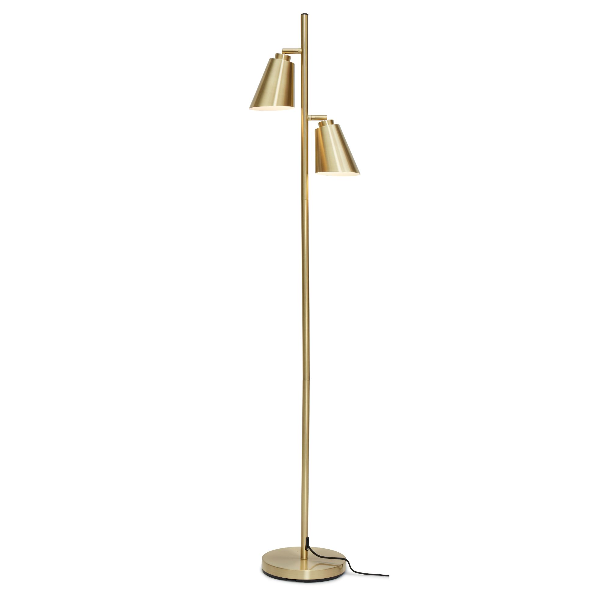 it's about RoMi vloerlamp Bremen - goud - 45x25x162cm