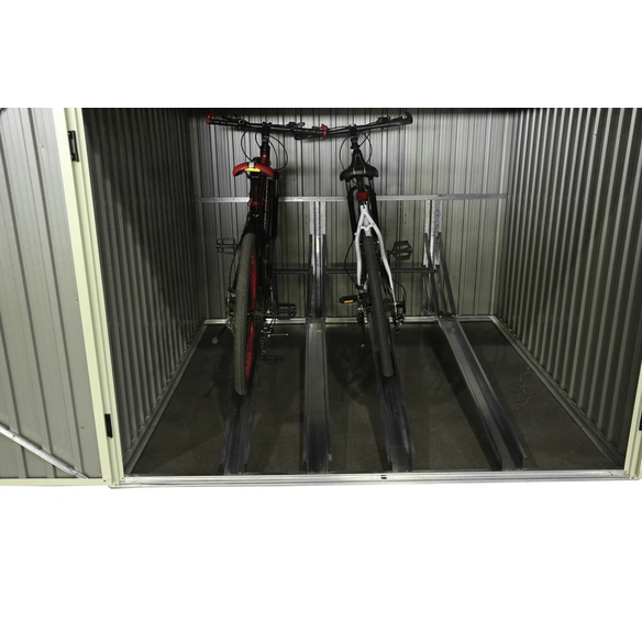 Fahrradgarage, Breite: 203 cm, anthrazit