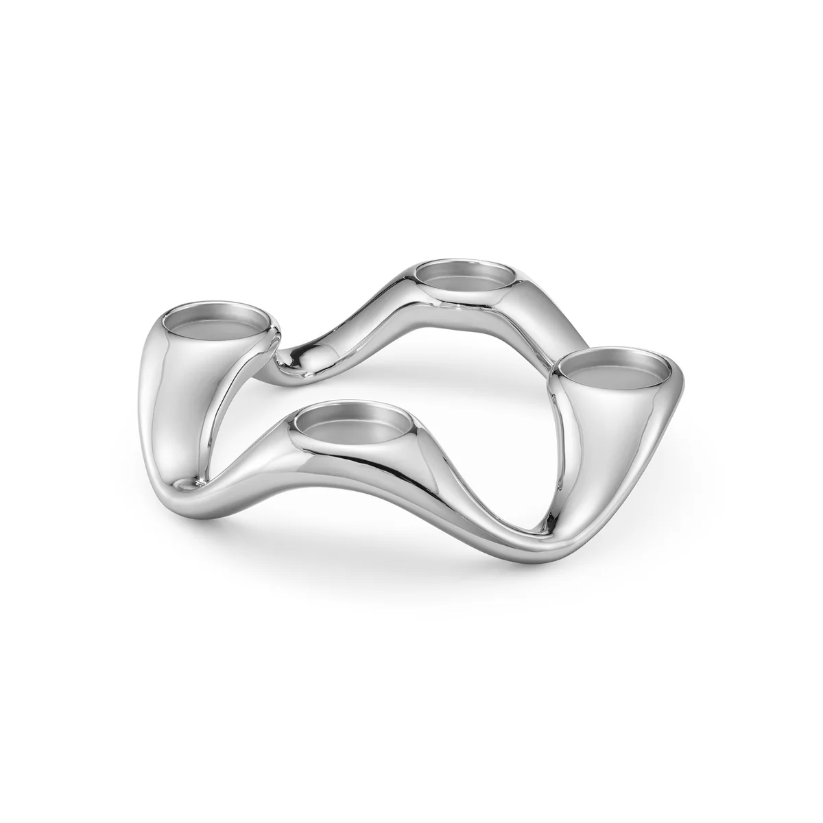 Georg Jensen - Cobra Kerzenhalter Ø 33 cm, Edelstahl