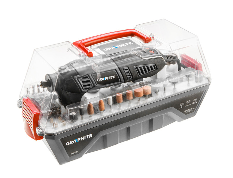 Miniszlifierka 170W obroty 35000   akcesoria GRAPHITE 59G019