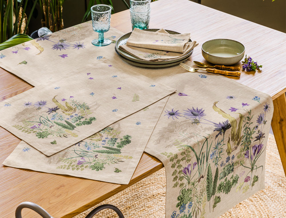 Chemin de table impriméJardin des Plantes