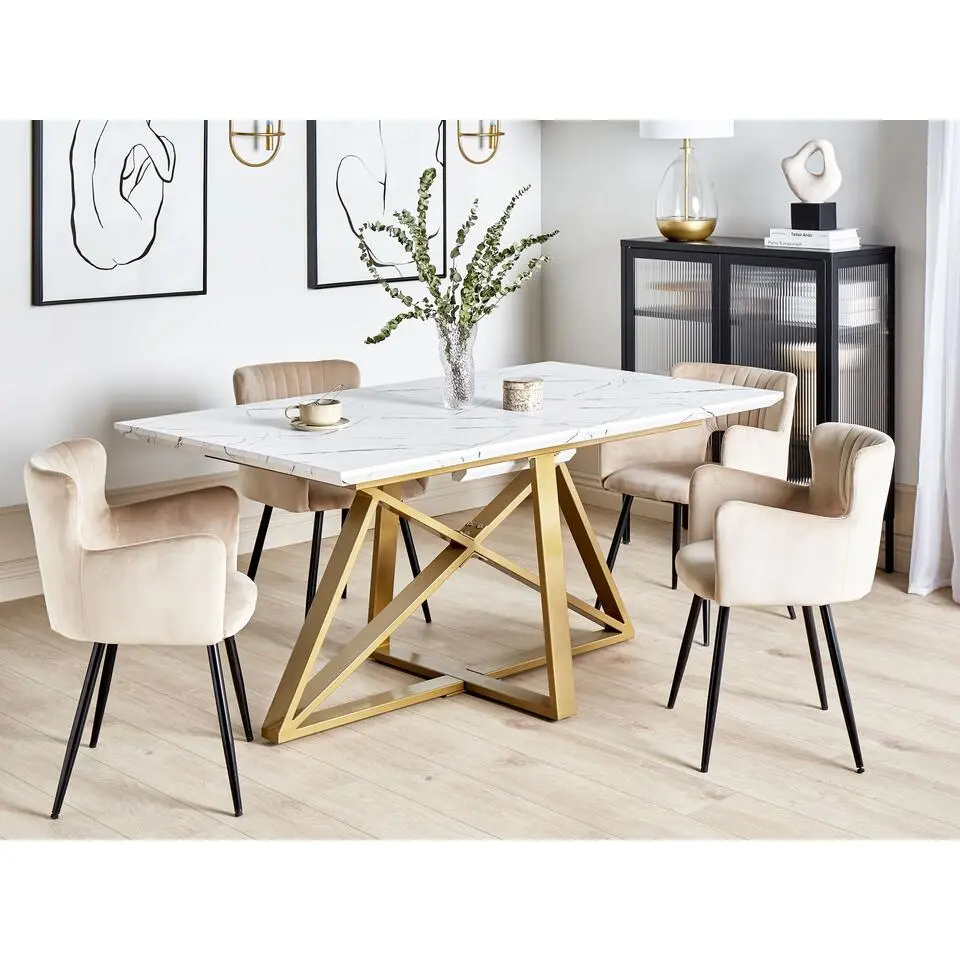 MAXIMUS - Eettafel - Wit - MDF