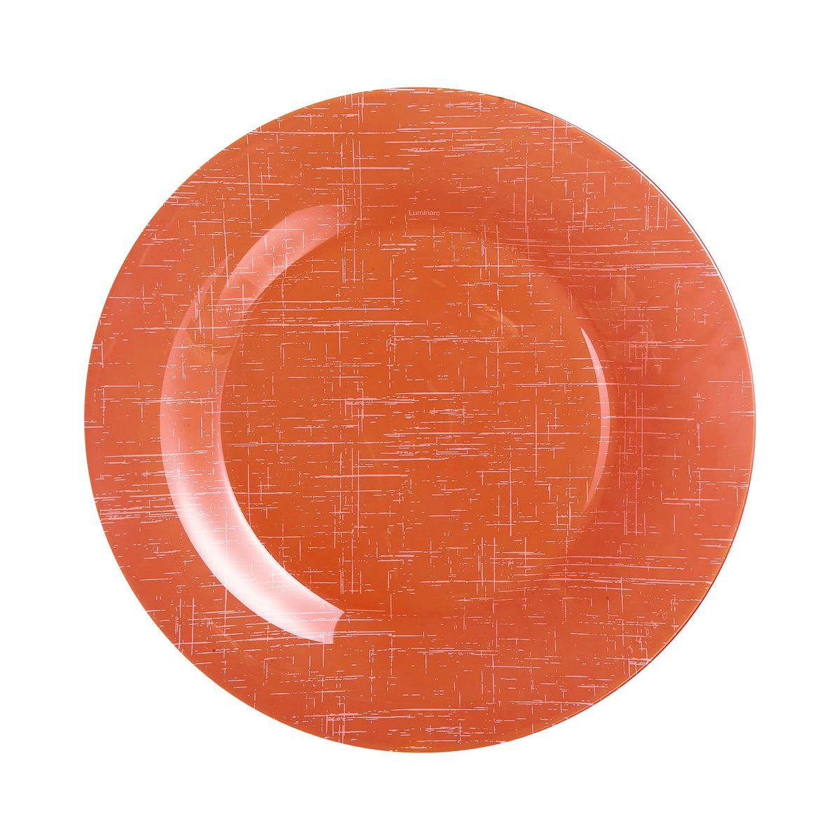 POPPY - Assiette plate orange 25 cm