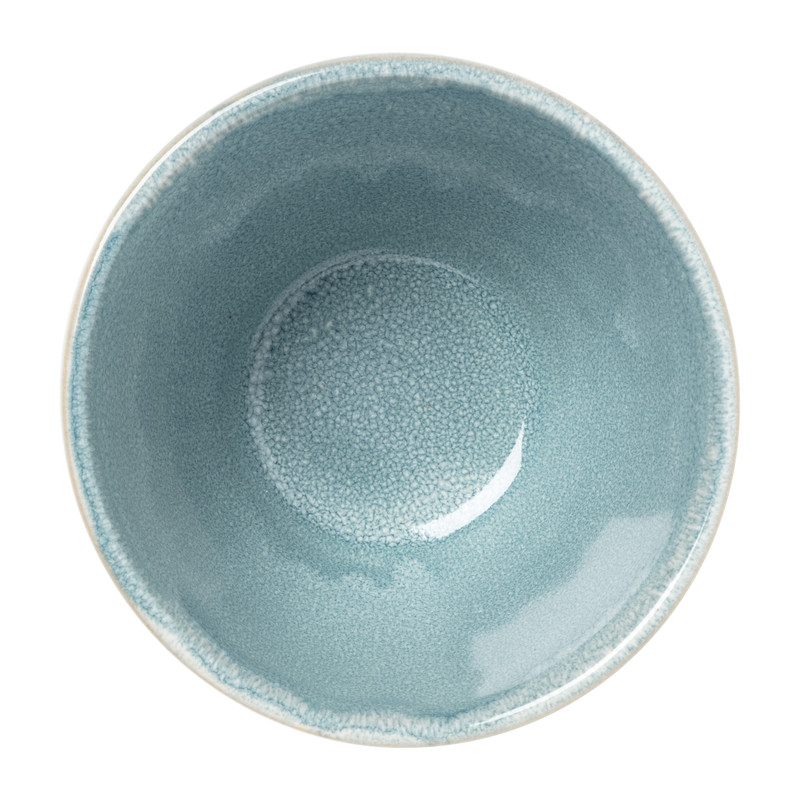 Schaal facet - turquoise - &Oslash;9x5.7 cm