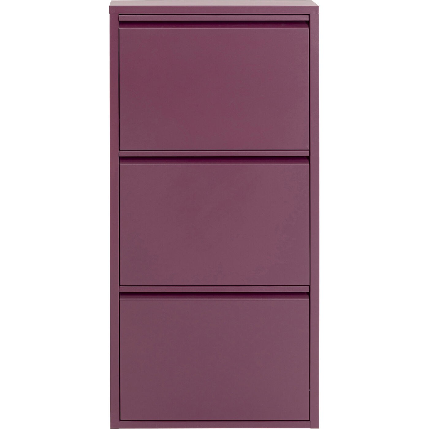Kare Design Schoenenkast Caruso paars 3 laden