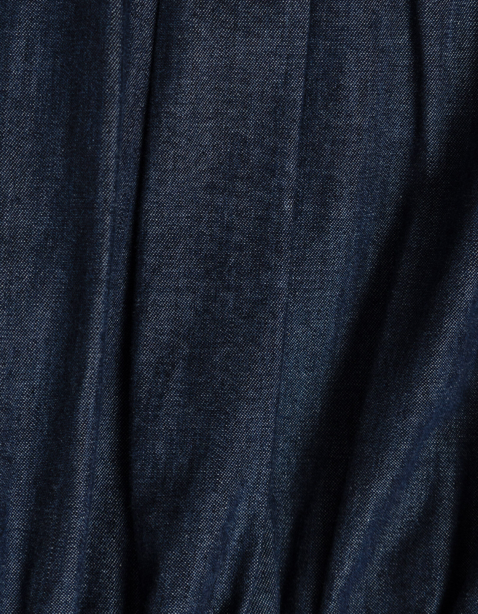 Robe longue en jean brut boutonnée Femme