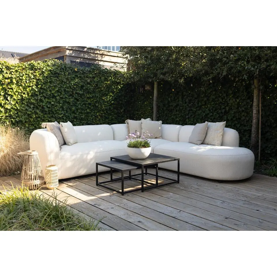 VDG Royalty loungetafel - Set van 2 - zwart