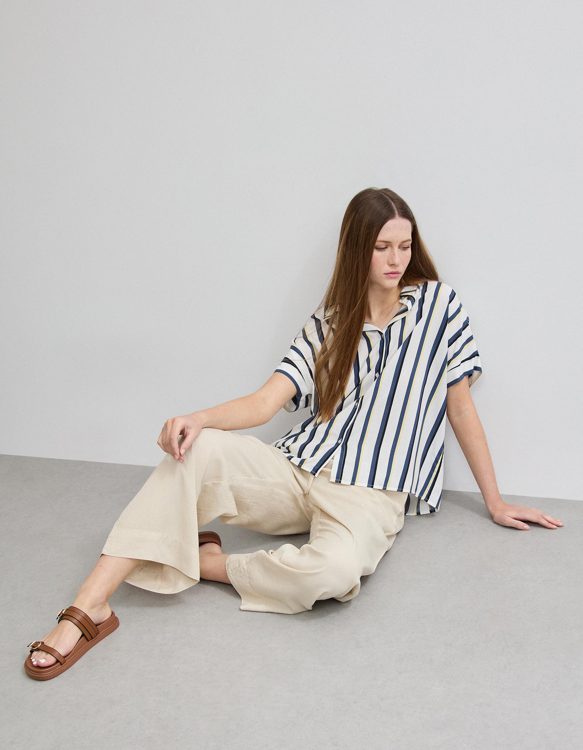 Blusa, Mulher, Bege Claro