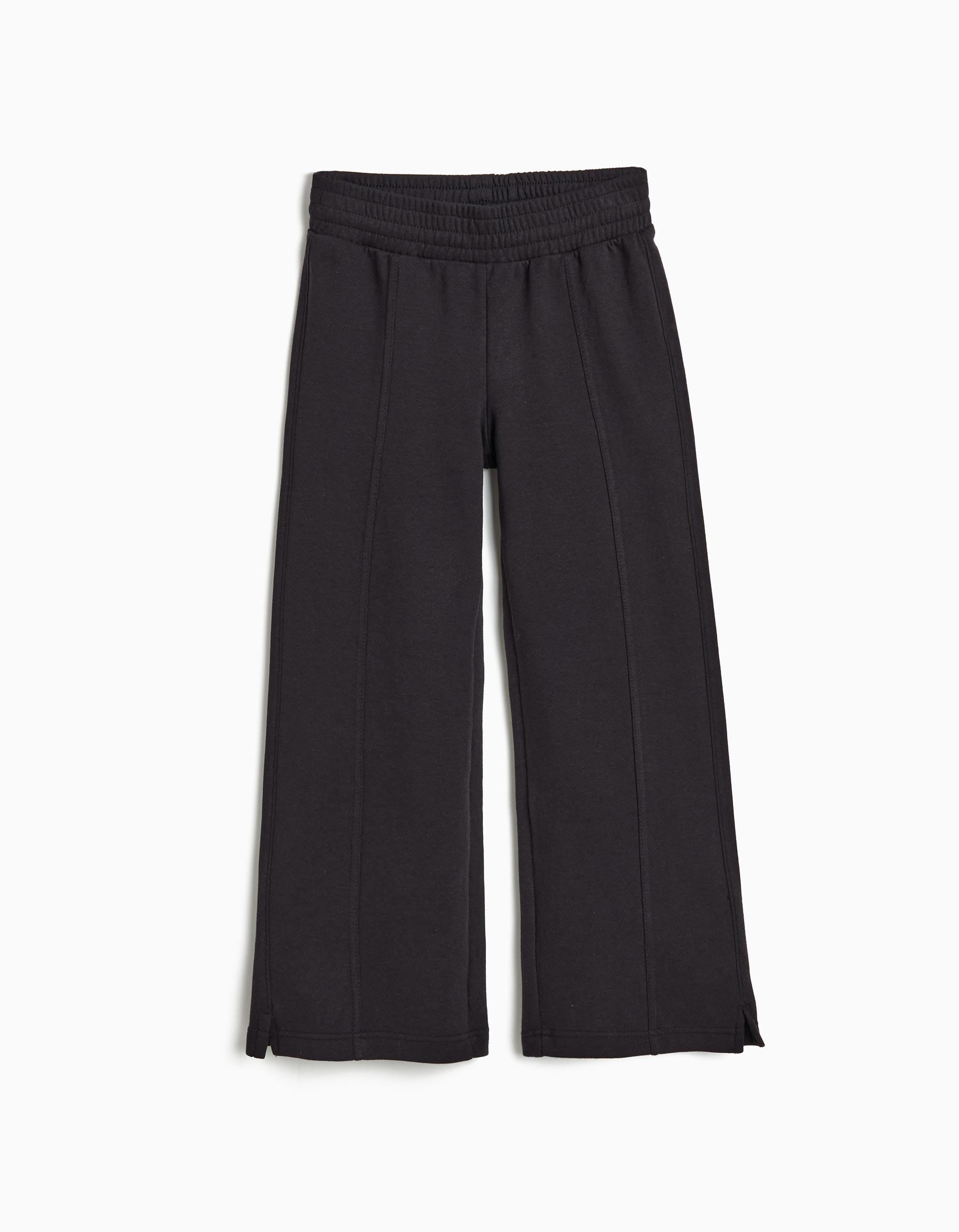 Calças 'Wide Leg', Menina, Preto