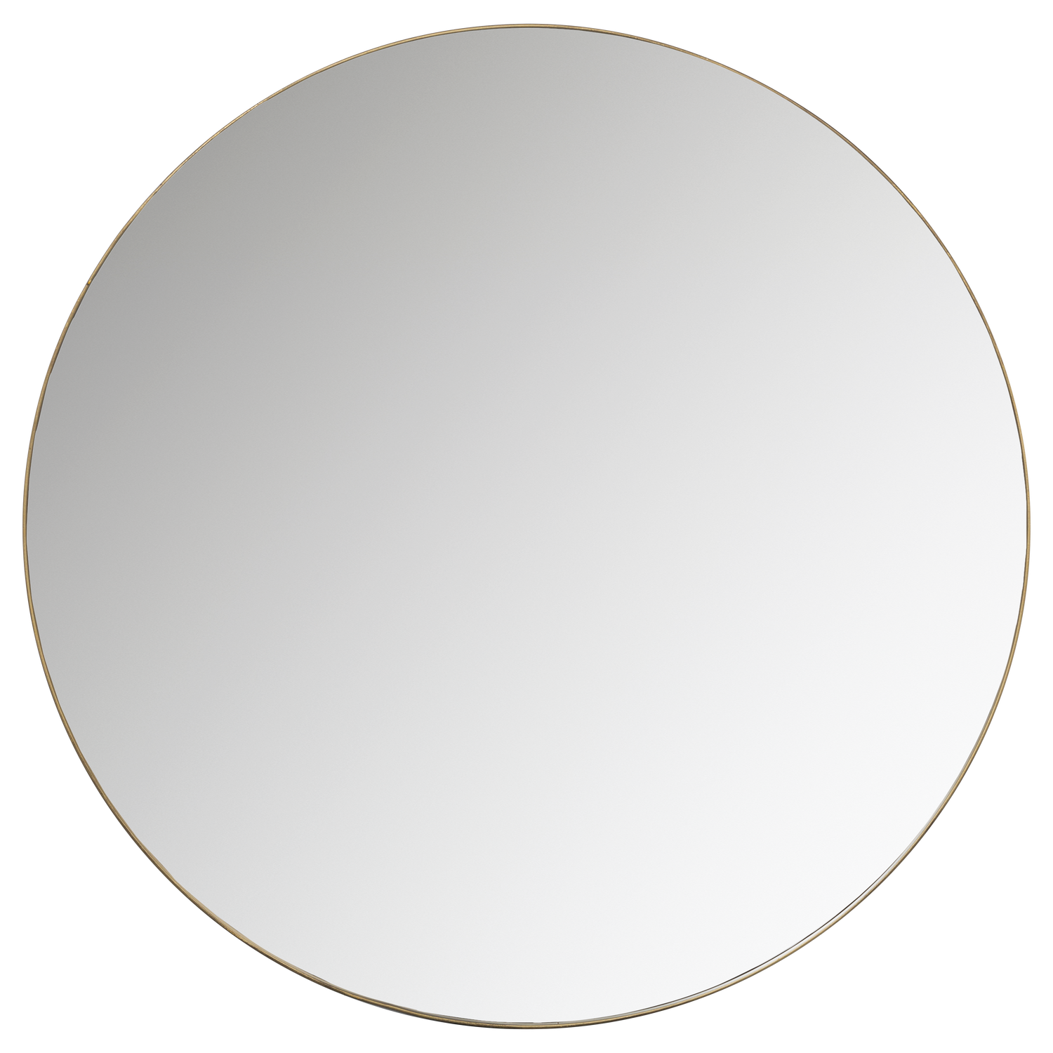 WOOOD spiegel Doutzen - Metaal - Goud - 115x115x5