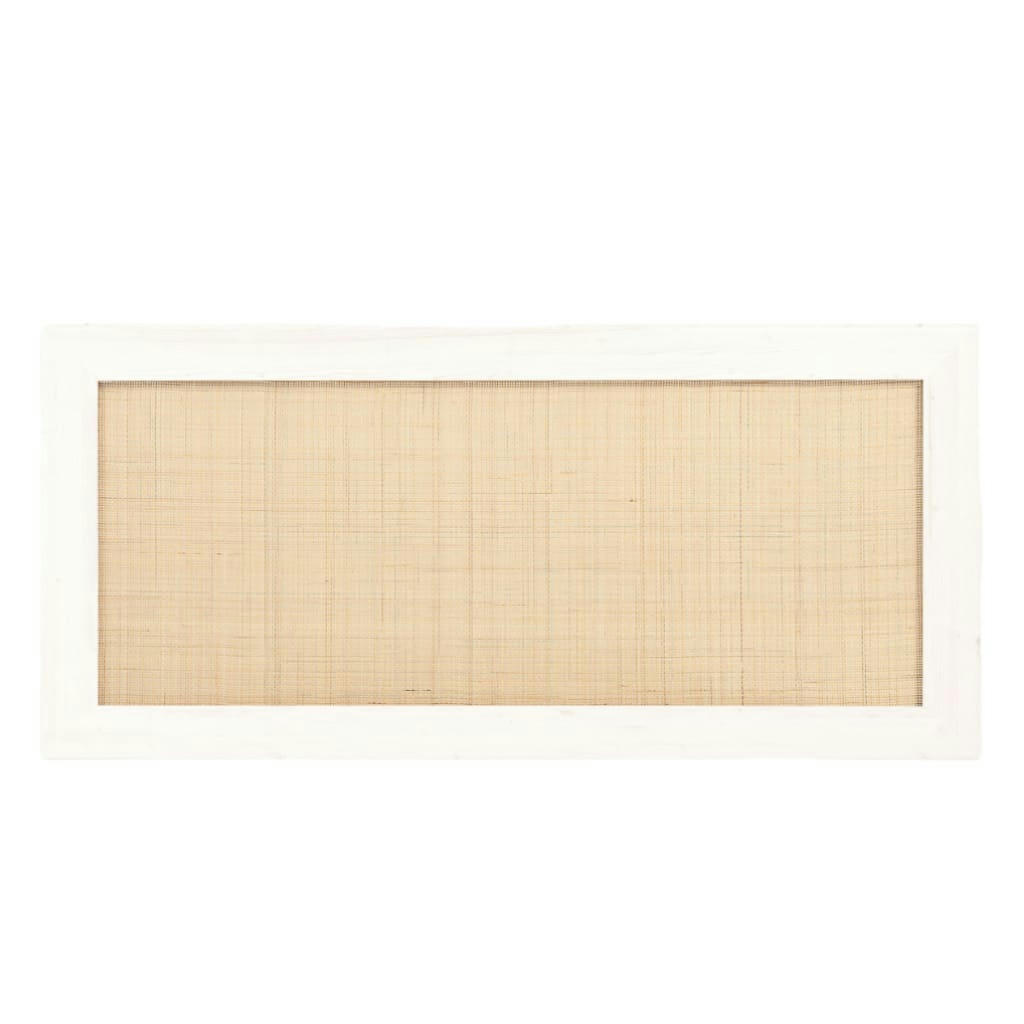 TAYEN - Tête de lit en bois pour lit de 90 cm en couleur blanc