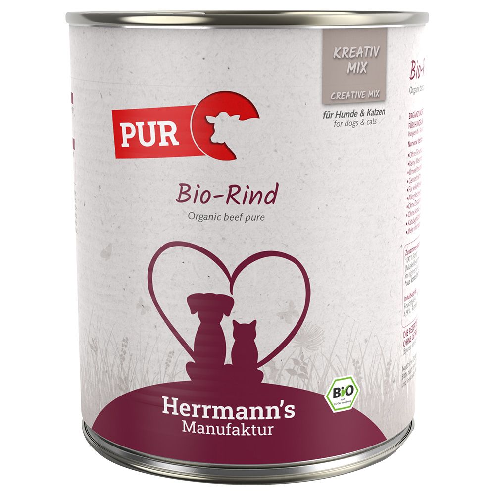 Herrmann's Pure Meat / Organic Pure Meat 6 x 800g