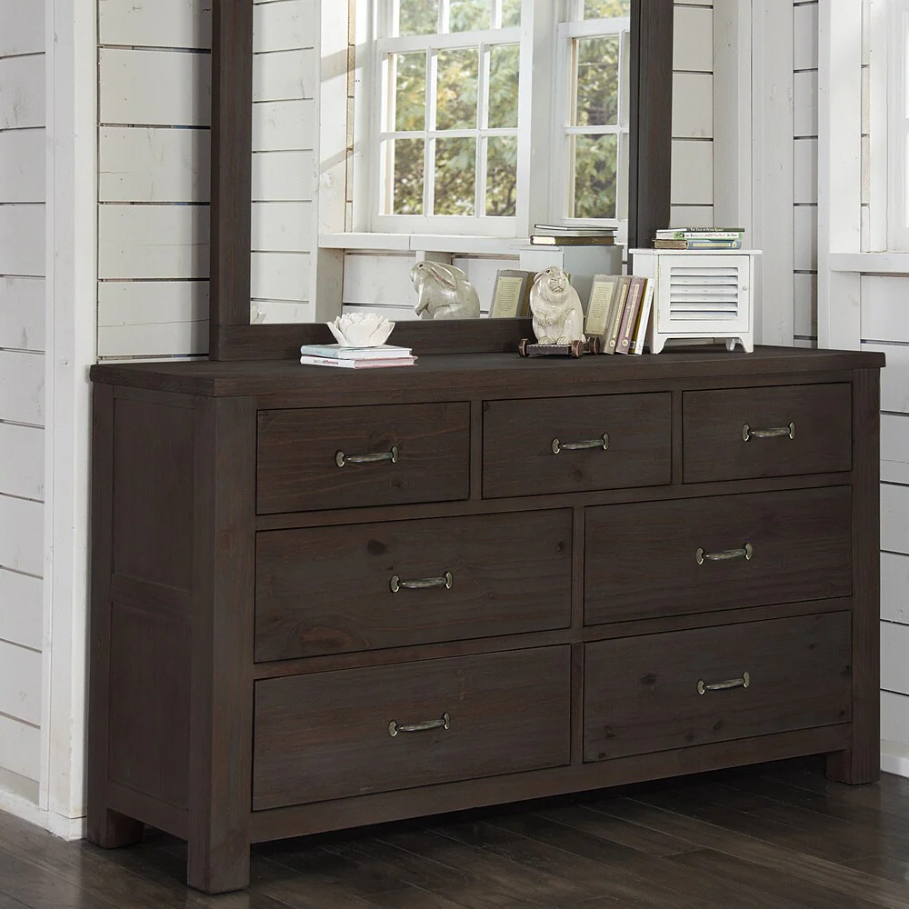 Highlands Collection Espresso 7-drawer Dresser