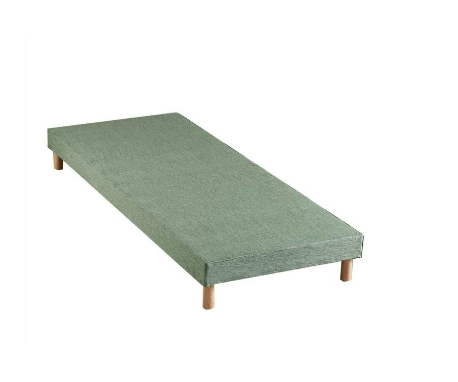 SOMMIER TAPISSIER - Sommier tapissier vert celadon 80x200