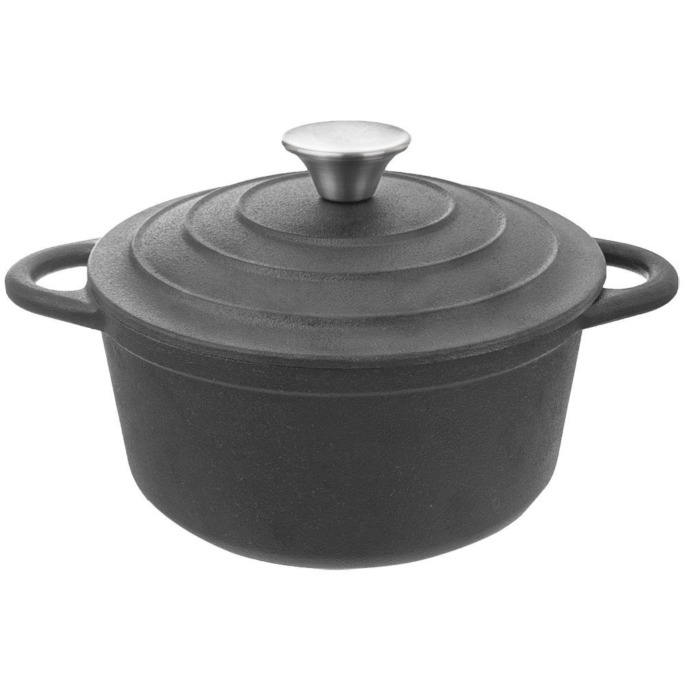 Garnek z pokrywką żeliwny 23 cm LITINA 4 l