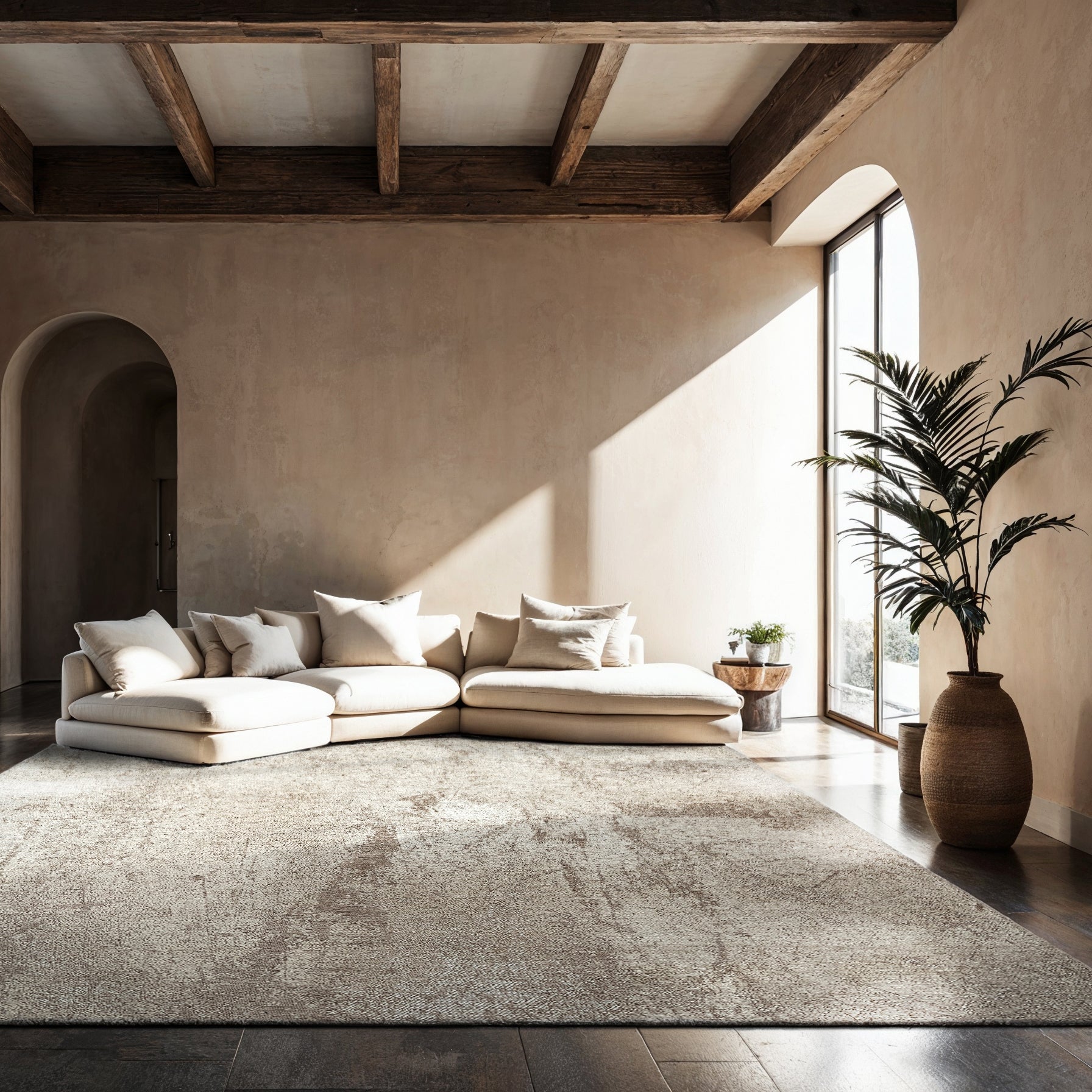 Louis de Poortere Sol Vloerkleed 170 x 240 cm - Albatre