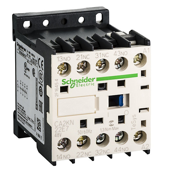 Ca2kn22e7 Schneider - Contacteur Tétrapolaire - 2no 2nf - 10a - Bobine 48vca - Vis - Ca2kn