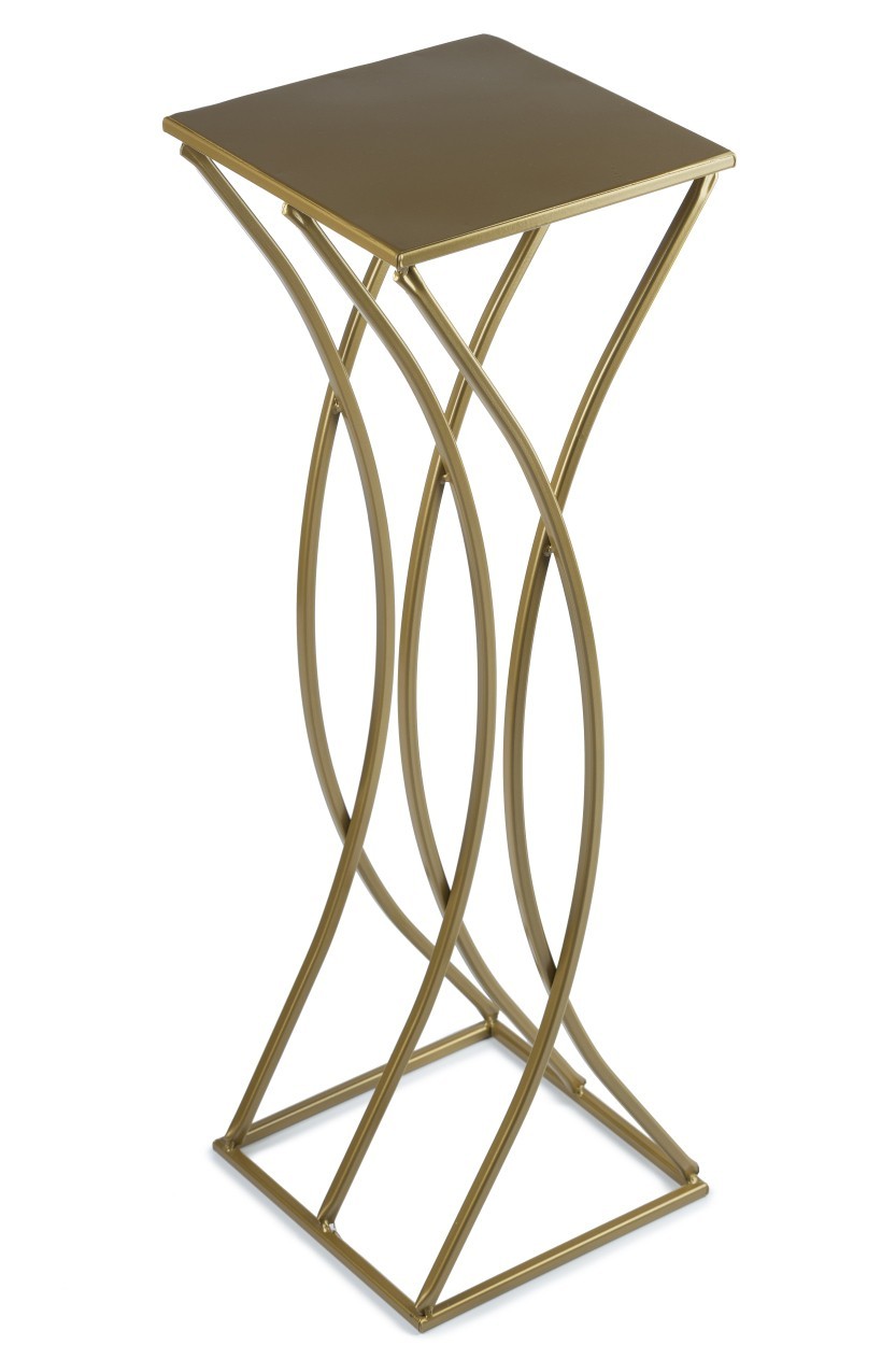 Kwietnik nowoczesny stojak złoty 75 cm GLAM