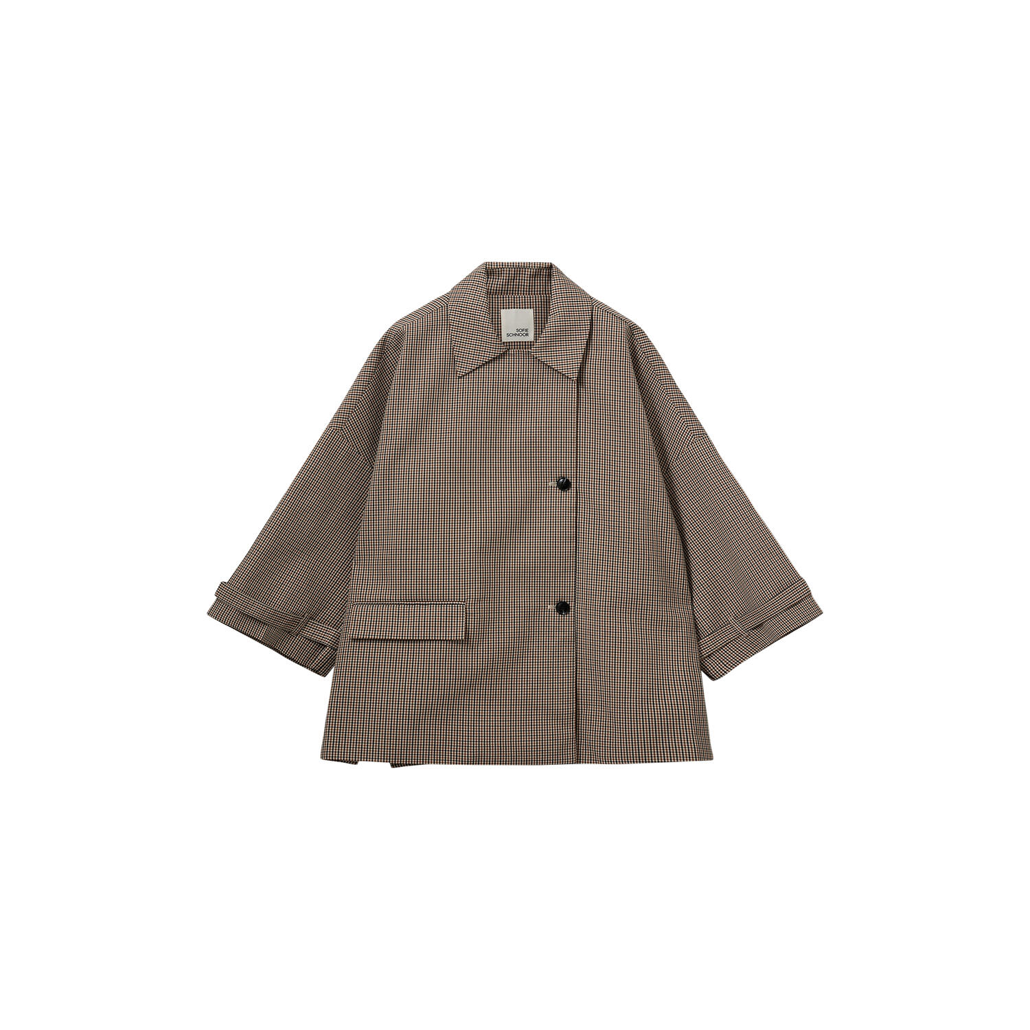 SelinaSW Oversize Check Jacket, check