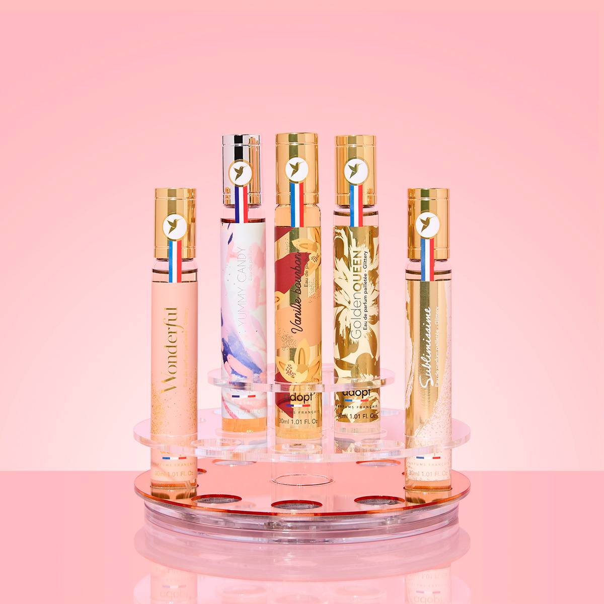 Carrousel GourmandPrésentoir 15 parfums et ses 5 eaux de parfums 30 ml