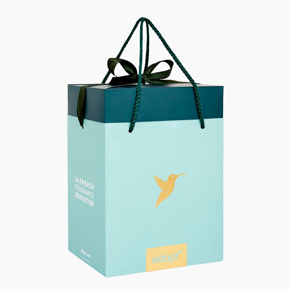 Boîte cadeauMoyenne taille verte