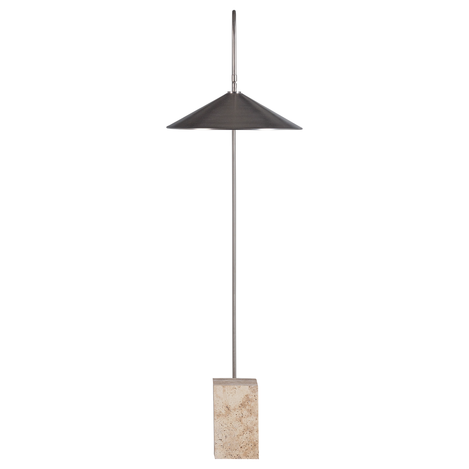 WOOOD vloerlamp Korn - Metaal - Chrome - 182x124x25