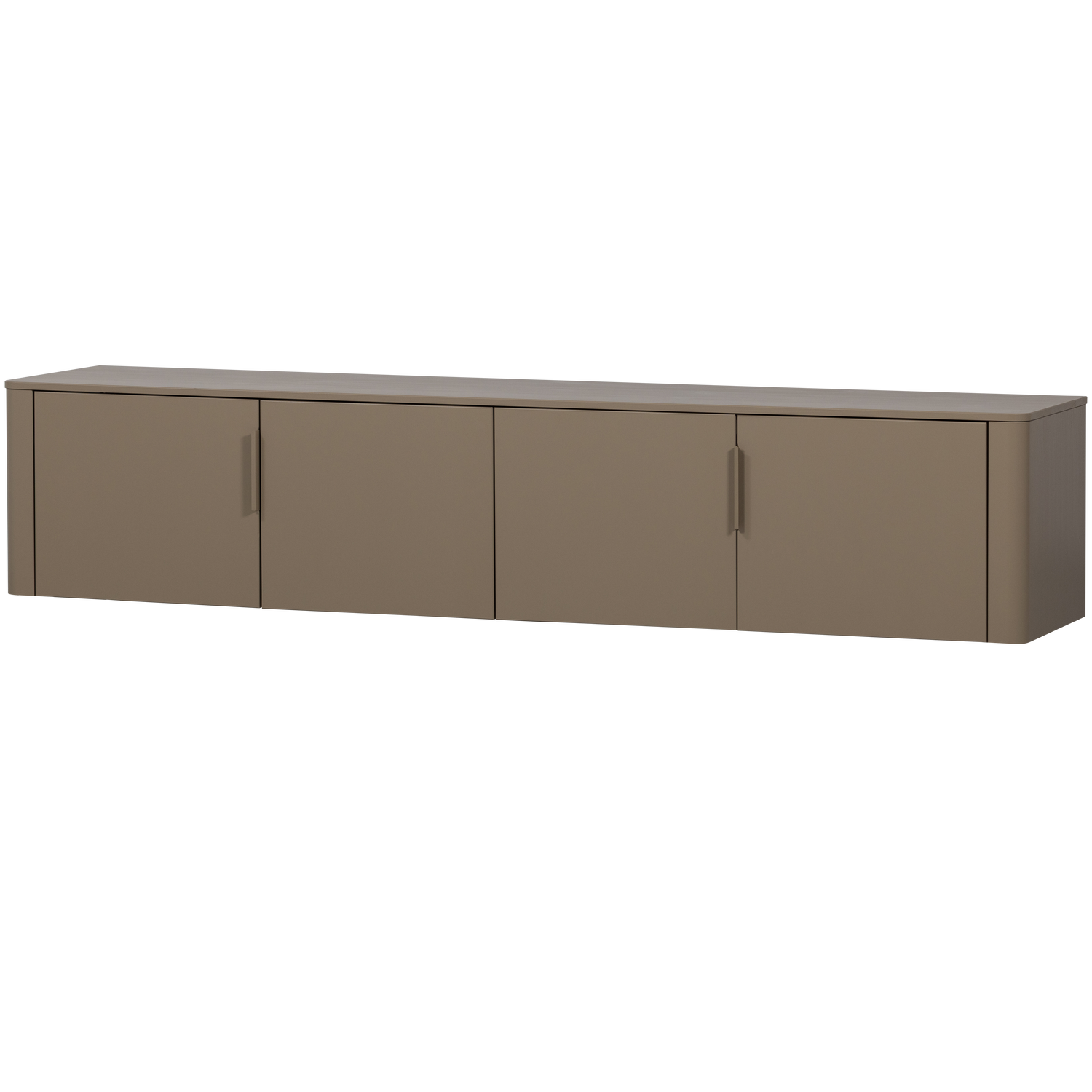 WOOOD tv meubel Gunnar - Grenenhout - Mud/Bruin - 56x200x44