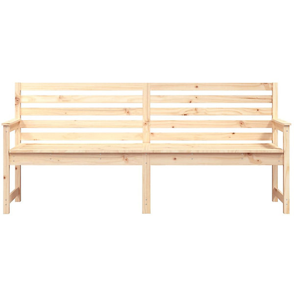 Banc de jardin meuble de patio bois Helloshop26