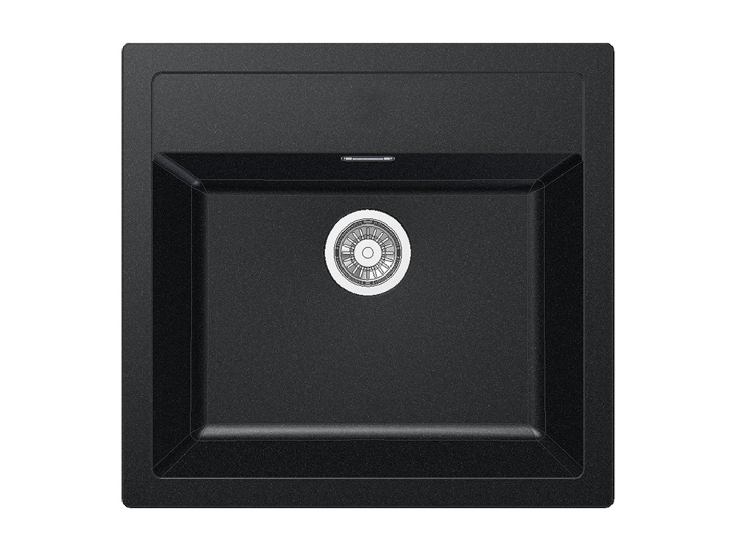Zlewozmywak 1-komorowy 56 cm onyx