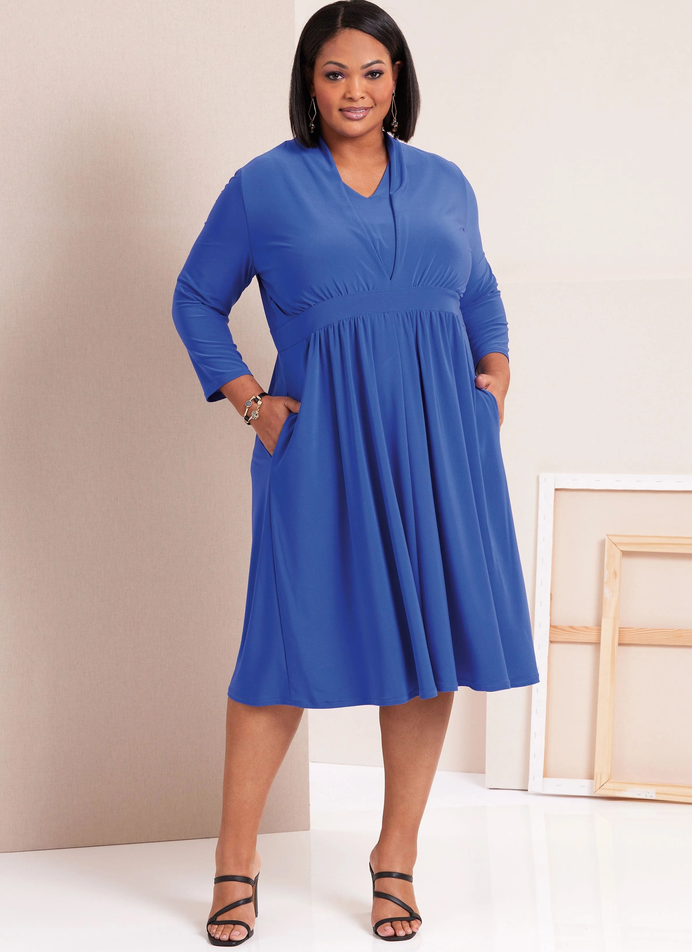 Butterick Pattern B6941 Plus Size Dress
