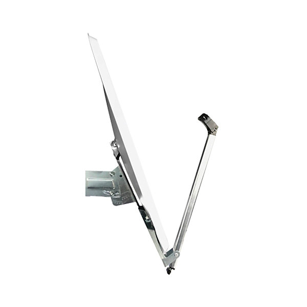 Parabole satellite Acier Blanche 65cm Click-Clack PREMONTEE support Pliable Repliable HDSAT