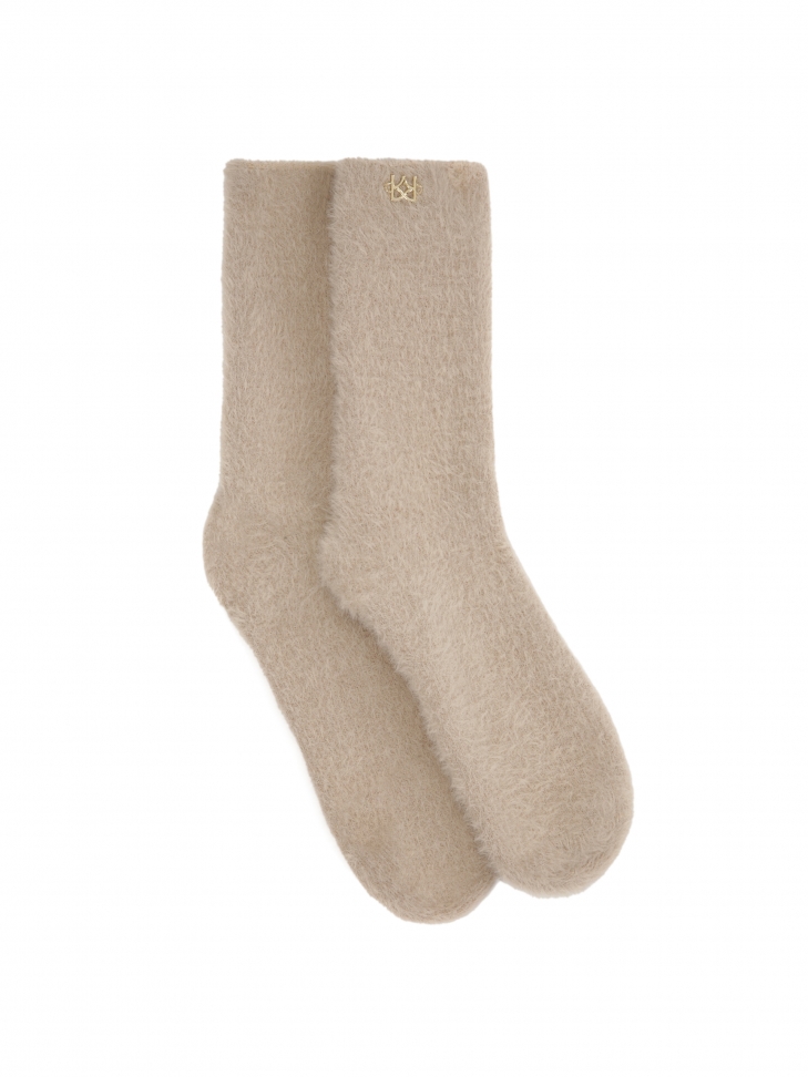 Soft beige socks