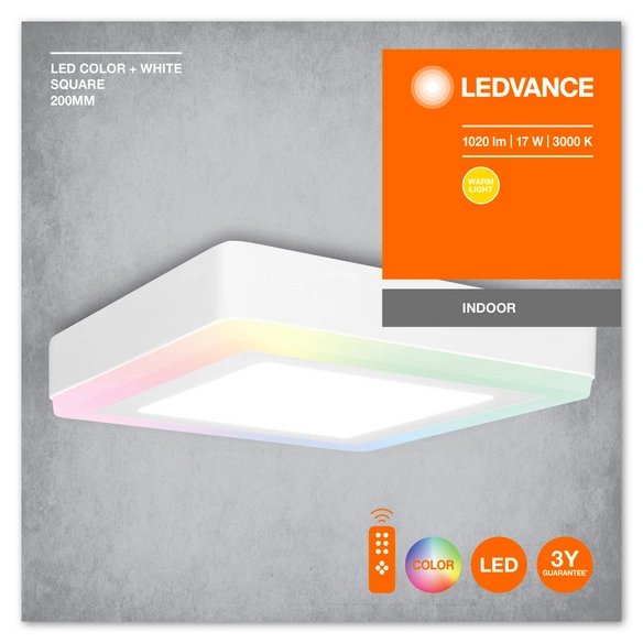 Wand-/Deckenleuchte »LED COLOR   WHITE«, LED, inkl. Leuchtmittel, 3000 K