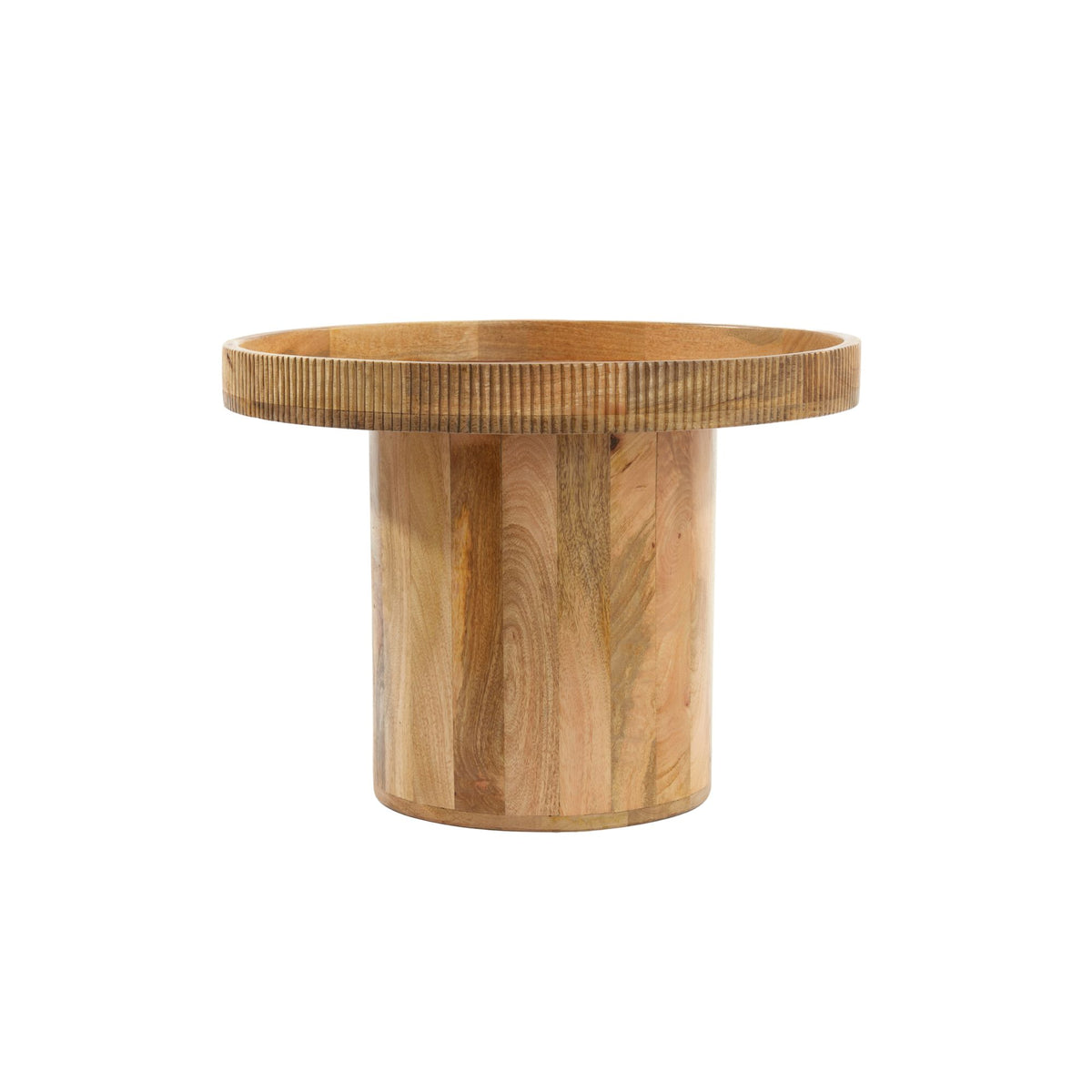 Light & Living bijzettafel Kalomo - bruin - Ø60cm
