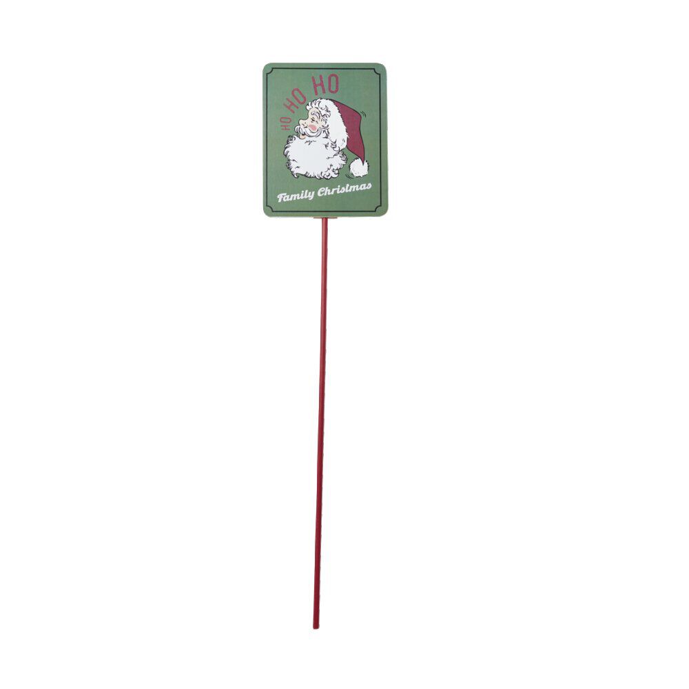 Pic à planter Merry Christmas H70cm - 4 modèles
