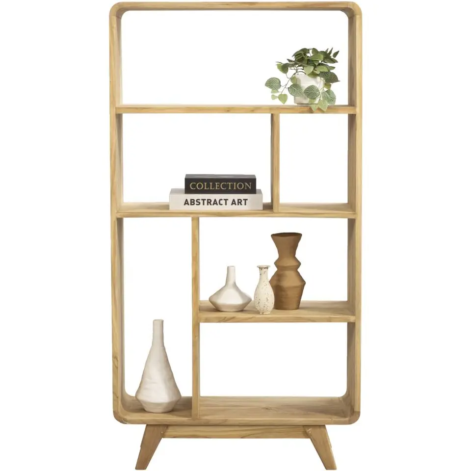 Wandkast Bulan - naturel - 80x33x150 cm