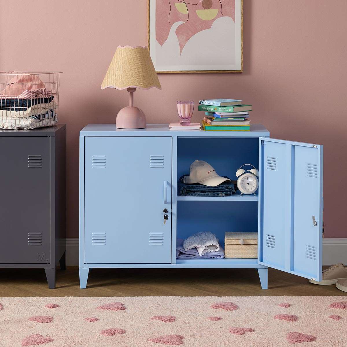 Mocka Original Locker Cabinet - Powder Blue