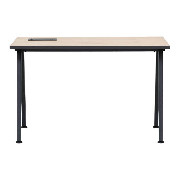 MESA 1,20 M X 60 CM COM CAIXA PARA CONECTIVIDADE ALETA